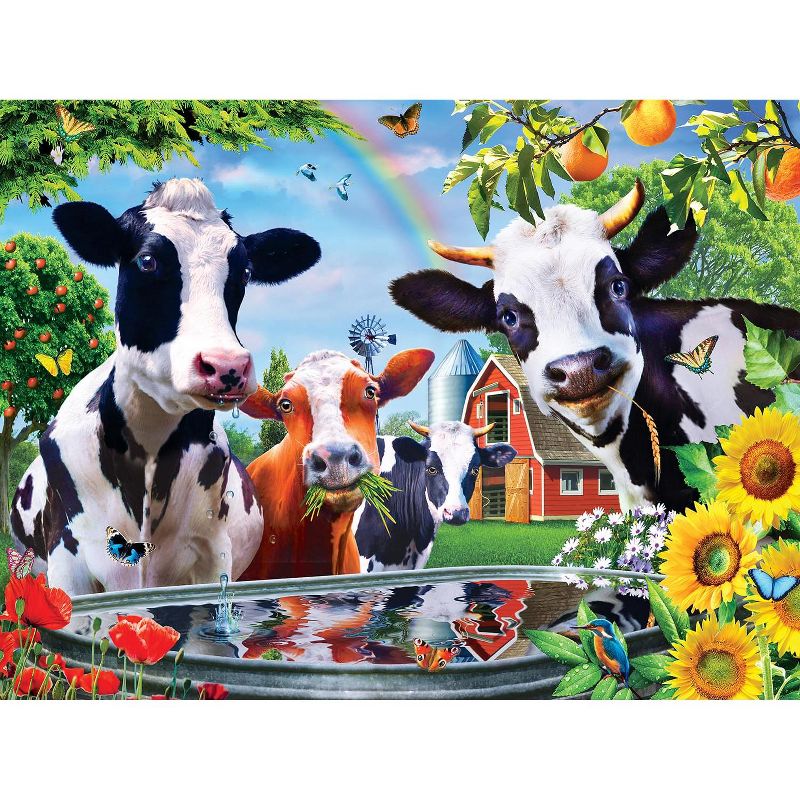 MasterPieces Inc Moo Love 300 Piece Large EZ Grip Jigsaw Puzzle, 3 of 7