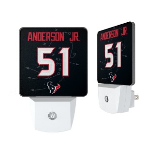 NFL Houston Texans Players Game Tactic Night Light 2-Pack - 1 of 4