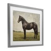 Stupell Industries Espresso Horse Portrait Framed Print Under Glass Art - 2 of 4