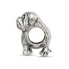 Black Bow Jewelry Sterling Silver Pug Bead Charm - 2 of 4