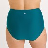 Calypsa Women's Full Coverage High Waisted Bikini Bottom With Front Tie - 3 of 3