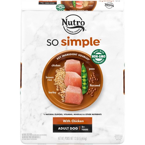 Nutro beef dog store food