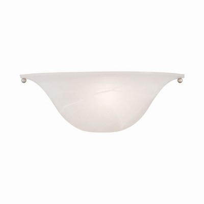 Livex Lighting Wynnewood 1 - Light Wall Light in  Painted Satin Nickel