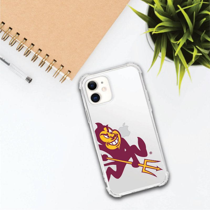 NCAA Arizona State Sun Devils Clear Tough Edge Phone Case - iPhone 12 mini, 3 of 5