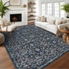 COZONY Floral Vintage Area Rug, Machine Washable Non-Slip Carpet for Living Room and Bedroom - 2 of 4
