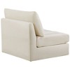 Meridian Furniture,Jacob Velvet Armless - 2 of 4
