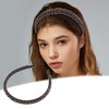 Unique Bargains Women's Faux Crystal Headband 0.59" Wide 1Pc - 2 of 4