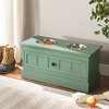 Boomer Double Pet Feeder W/ Drawer - Removable Stainless Steal Bowls - Cat/Dog - PET5701 - Safavieh Pets - 2 of 4