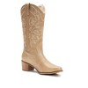 IUV Cowboy Boots For Women Pointy Toe Women's Western Boots Cowgirl Boots Brown/White/ Apricot/Black - 3 of 4