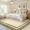 Rugs for Living Room Bedroom Washable Bordered Area Rug Non-Slip Modern Rugs Border Floor Carpet - 2 of 4