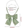 INSPIRE CHIC Women's Pre-tied Colorful Plaid Elastic Strap Party Costume Bow Ties - 2 of 4