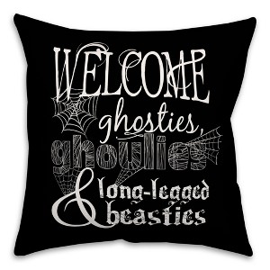 Creative Products A Monster Welcome 16x16 Indoor / Outdoor Pillow - 1 of 2