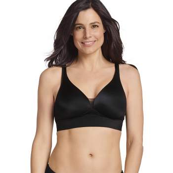 Jockey Women's Forever Fit Mid Impact Molded Cup Active Bra Xl Black :  Target