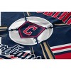 MLB Cleveland Guardians On Deck Ultra Cozy Blanket: Sports Team Logo Plush Throw - 2 of 3