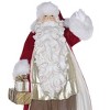 Santa With Packages Resin Figurine – 17 Inch Height – Holiday Tabletop Decor – By Melrose - 2 of 3