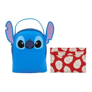 Disney Stitch Wristlet & Card Wallet Gift Box Set - 1 of 4