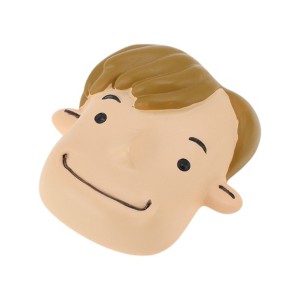 Unique Bargains Decorative Magnets Magnetic Fridge Sticker Irregular Shape Eldest Resin Brown Beige 1Pc - 1 of 3