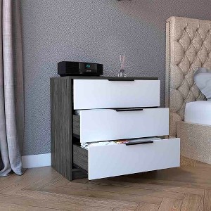 NicBex 3 Drawer Dresser for Bedroom,Chest of Drawers with Superior Top for Dining Room,Living Room,Entryway,Hallway - 1 of 4