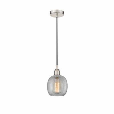 Belfast - 1 Light Cord Hung Mini Pendant In Industrial Style-9.75 Inches Tall and 6 Inches Wide