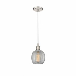 Belfast - 1 Light Cord Hung Mini Pendant In Industrial Style-9.75 Inches Tall and 6 Inches Wide - 1 of 1