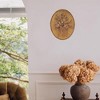 Attop Vintage Wall Sculptures Gold Flower Wall Art Hand Painted Ornate Wall Hanging Decoration Antique Pediment Wall Statue Gold - 3 of 4