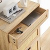 Whizmax Shoe Cabinet with 2 Flip Drawers, Freestanding Shoe Cabinet Organizer with Metal Legs, Shoes Storage Cabinet for Entryway, Shoe Rack Cabinet - 4 of 4
