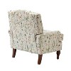 Dani comfy Livingroom Armchair with Solid Wood Legs  | KARAT HOME - 4 of 4