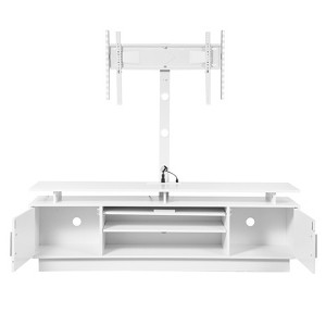VEVOR TV Stand with Mount, 59.1 Inch, Swivel TV Stand Console with