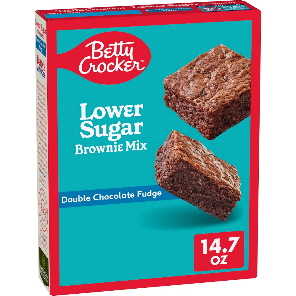 Betty Crocker Lower Sugar Double Chocolate Brownie Mix - 14.7oz