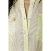 Women's Cosmic Aura Button Down Blouse - Colourful Rebel - 2 of 4