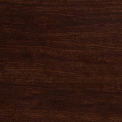 48'' Round High-Gloss Walnut Resin Table Top with Drop-Lip