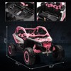 2 Seater Ride on UTV Car, Licensed Can-Am Electric Off-Road Car, 4WD Kids Truck w/Remote Control, 2 * 24V 7AH Batteries,4 * 200W Motor, 23" Large Seat - 3 of 4