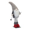 Melrose Plush Winter Gnome on Skis (Set of 2) - 3 of 3