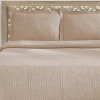 100% Cotton Bedspread and PIllow Sham Decorative Matelasse Set by Blue Nile Mills - 4 of 4