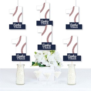 Big Dot of Happiness 1st Birthday Batter Up - Baseball - One Shaped Decorations DIY First Birthday Party Essentials - Set of 20 - 1 of 4