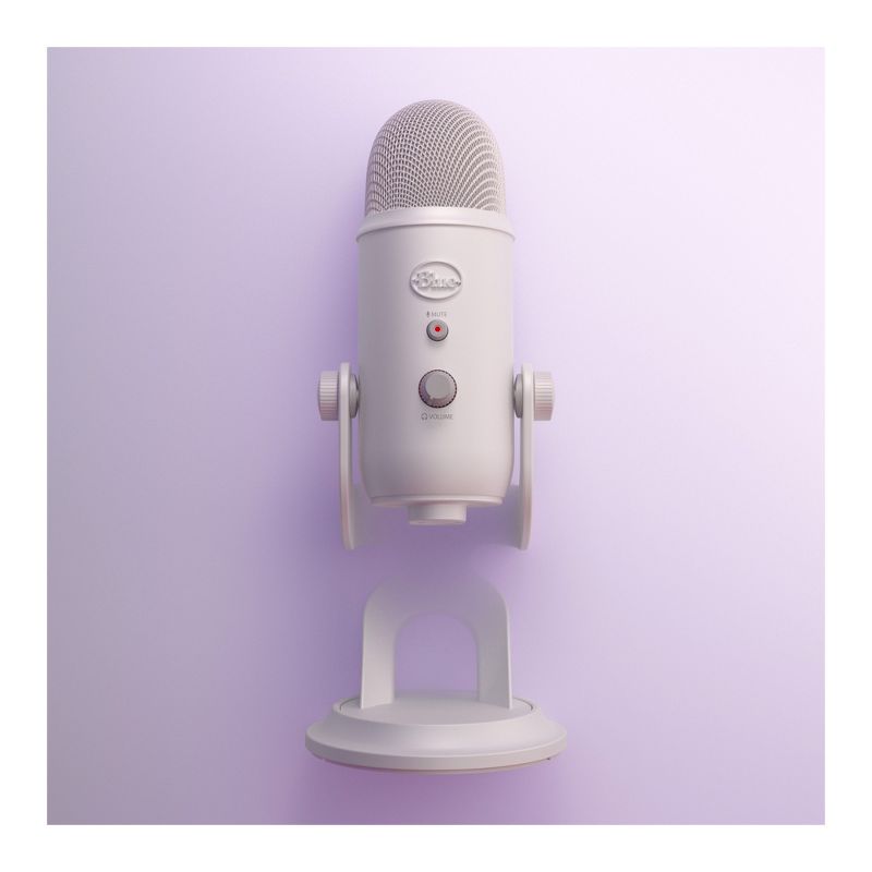 Blue Microphones Yeti USB Microphone (White Mist), 3 of 4