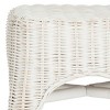 Percy Wicker Bar Stool - WIK6501A - Distressed White - Safavieh - 3 of 4