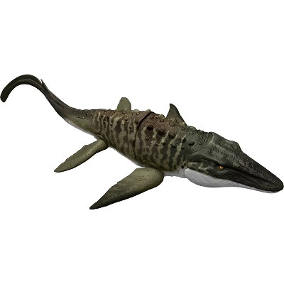 Jurassic World Rebirth Bite N Blast Mosasaurus and Mini Dilophosaurus Action Figure