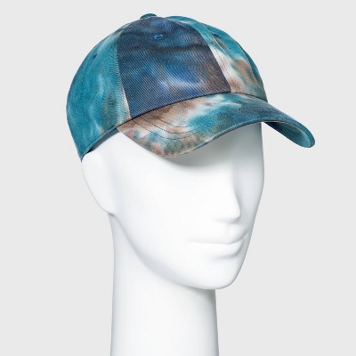 Women's Tie-Dye Baseball Hat - Wild Fable™ Green/Brown