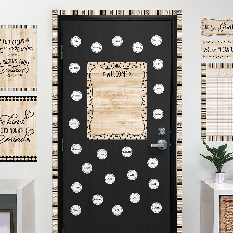 Creative Teaching Press® Core Decor Black, White, and Wood Classroom Essentials 4-Chart Pack, 4 of 6