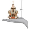 Old World Christmas Wooden Nativity Chapel Ornament - 3 of 3