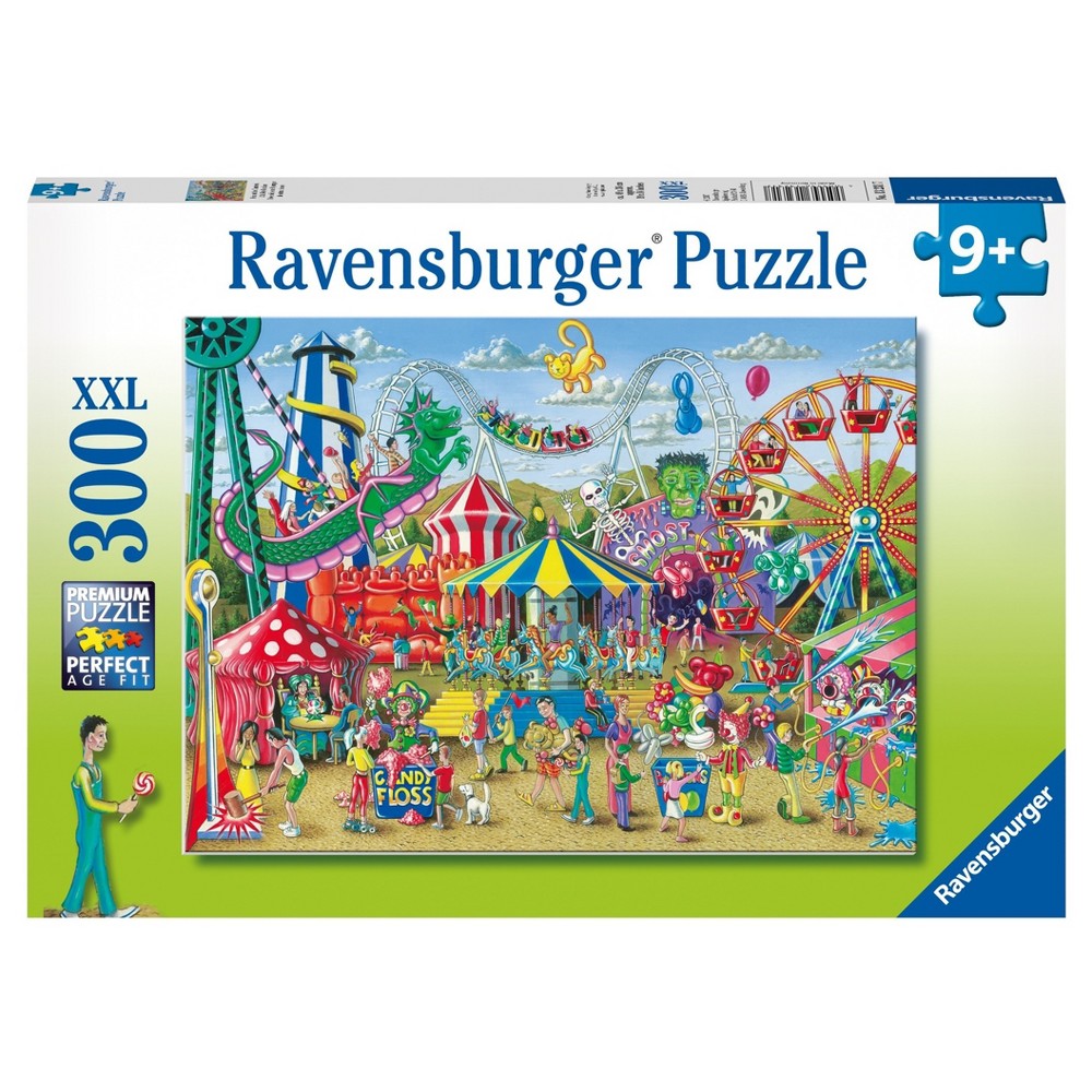 Ravensburger Fun At The Carnival XXL Puzzle 300pc: Jigsaw, Americana Theme, Memory & Fine Motor Skills