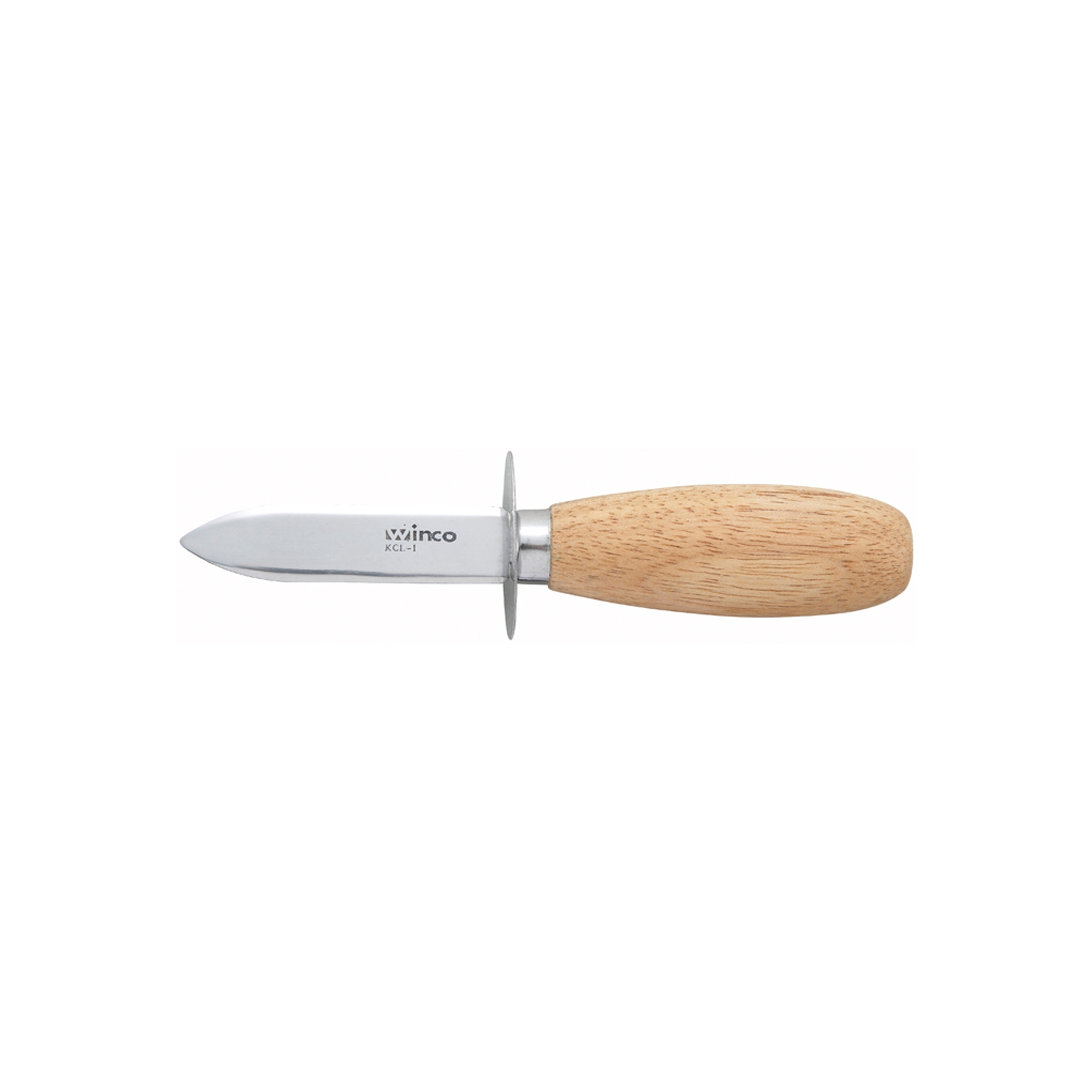 Winco Oyster/Clam Knife, Wooden Handle, 2-3/4? Blade - Pack of 12