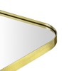 TEHOME Decole Large Rectangular Stainless Steel Framed Wall Mounted Bathroom Vanity Mirror - 4 of 4