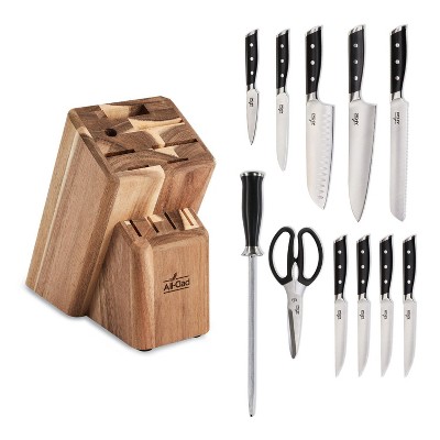 All-Clad 12-Piece Knife Block Set, Forged Knives