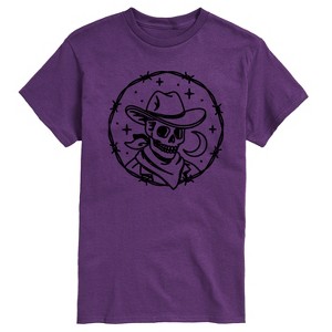 Men's - Country Casuals - Skeleton Cowboy Short Sleeve Graphic T-Shirt - 1 of 4