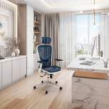 High Back Executive Mesh Office Chair Blue - Techni Mobili