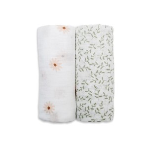 Cotton Swaddle 2 Pack - 1 of 4