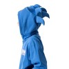 Sonic The Hedgehog Cosplay With Foam Ears Long Sleeve Blue Boy's Zip Up Hooded Sweatshirt - 3 of 4