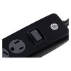 GE 4 Outlet Surge Protector Power Strip with 2 USB Ports: Black, Circuit Breaker, 3ft Cord, UL Listed, 450 Joules - 4 of 4